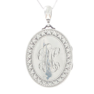 A Large Arts & Crafts Silver Locket