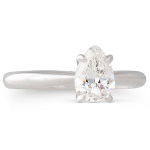A Pear Cut Diamond Ring