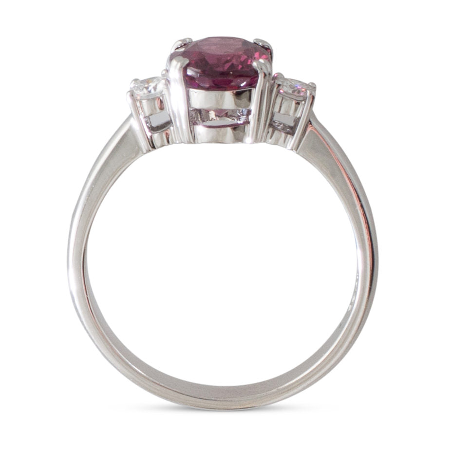 Garnet and Diamond Ring