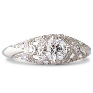 A French 0.41ct Diamond Ring