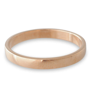 2.5mm Rose Gold Wedding Ring