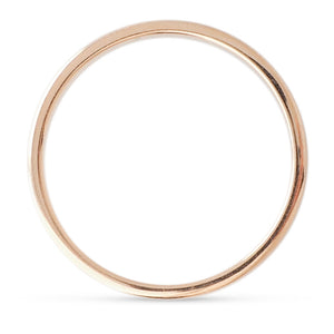 2.5mm Rose Gold Wedding Ring