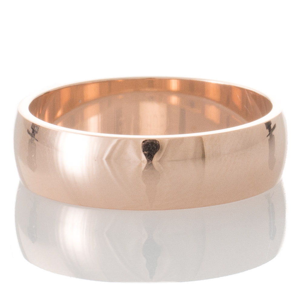 6mm Rose Gold Wedding Ring