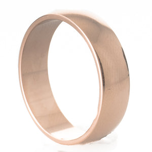 6mm Rose Gold Wedding Ring