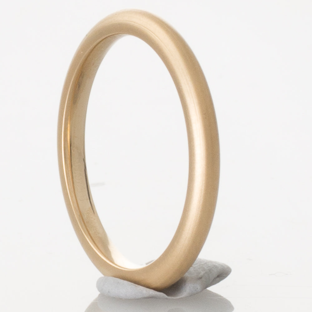 Pearl Finish Wedding Ring