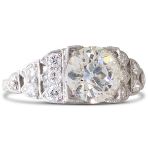 1.56ct Art Deco Diamond Ring