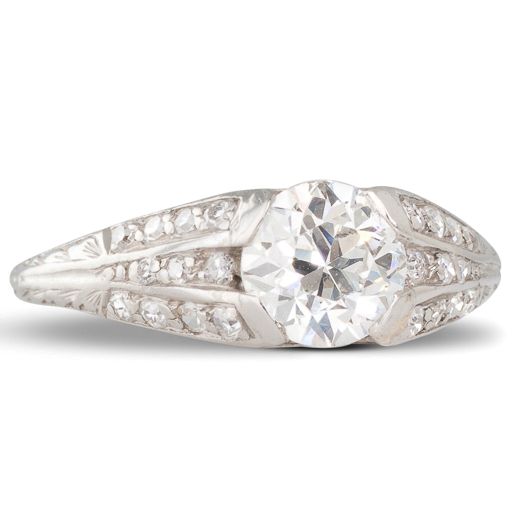 Art Deco Platinum & Diamond Ring