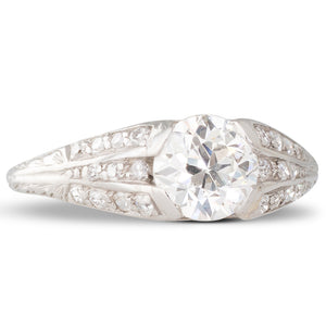 Art Deco Platinum & Diamond Ring