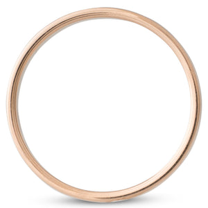 18ct Rose Gold Wedding Band