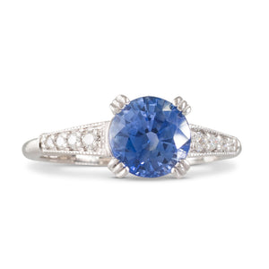 1.90ct Sapphire and Diamond Ring