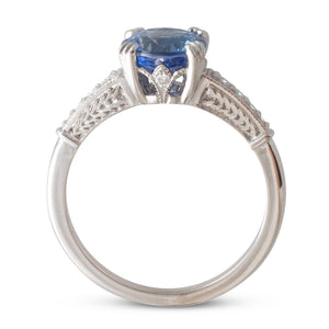 1.90ct Sapphire and Diamond Ring
