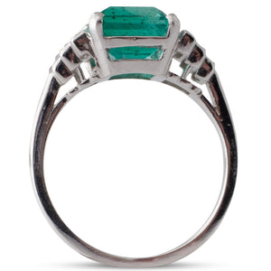 Colombian Emerald and Diamond Ring