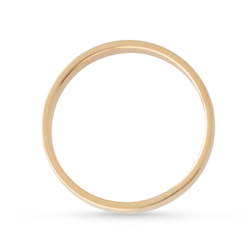 2.5mm Yellow Gold Wedding Ring