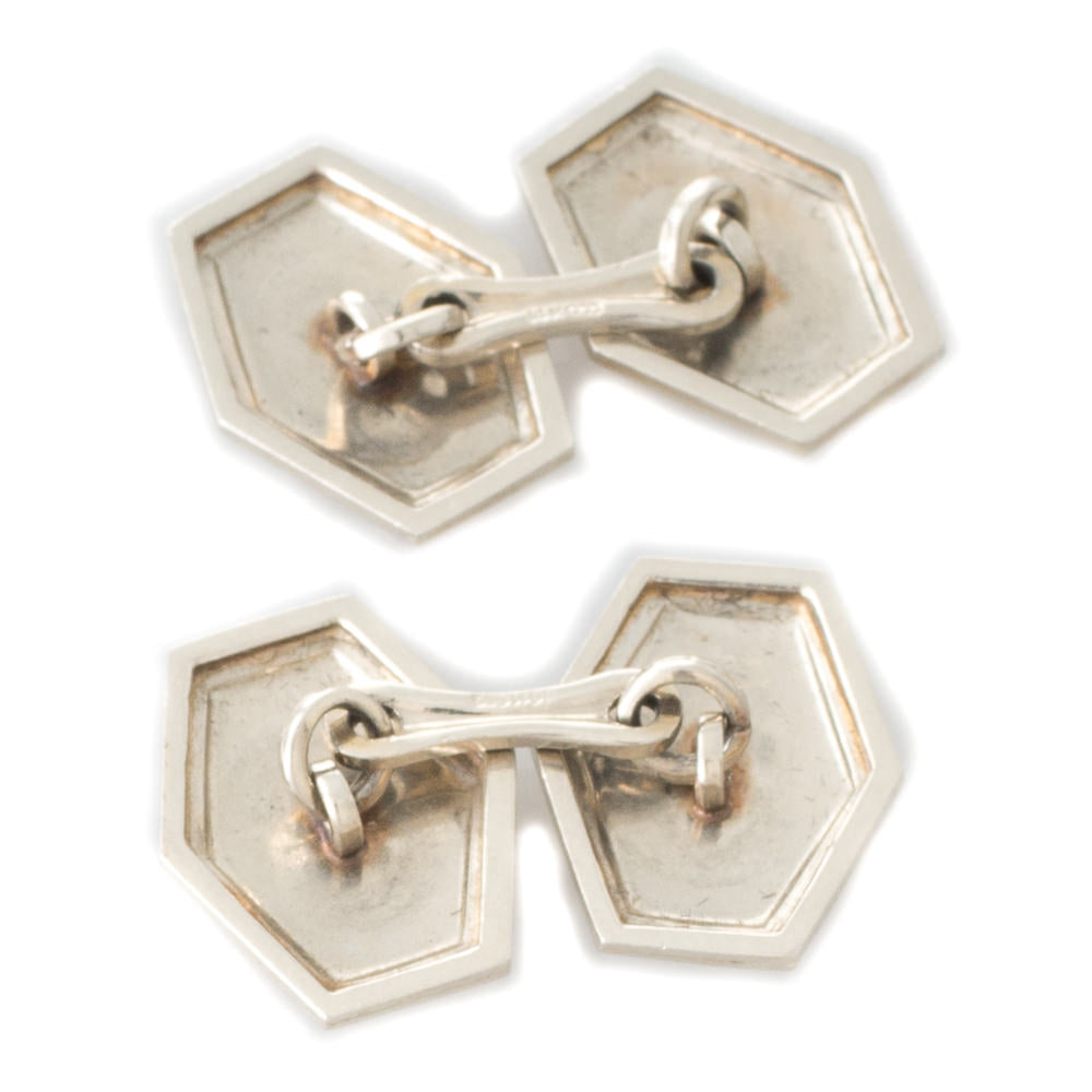 Antique Gold and Enamel Cuffinks