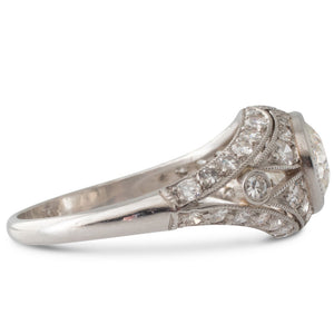 Domed Art Deco Diamond Ring
