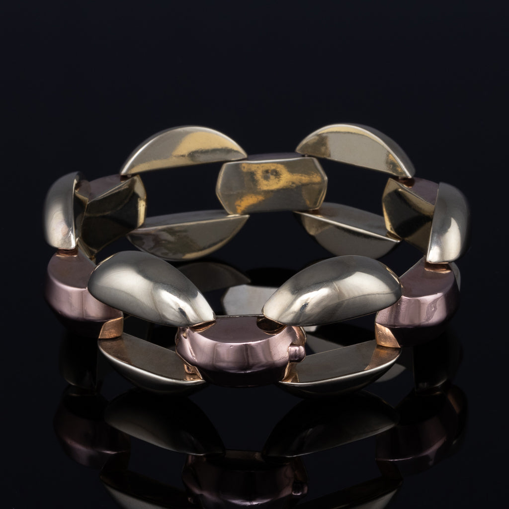 Retro Two Tone Bracelet