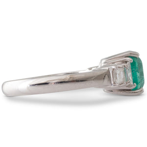 Emerald and Diamond Ring