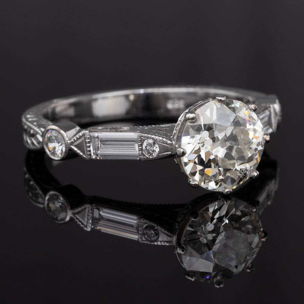 Old European Cut Diamond Ring
