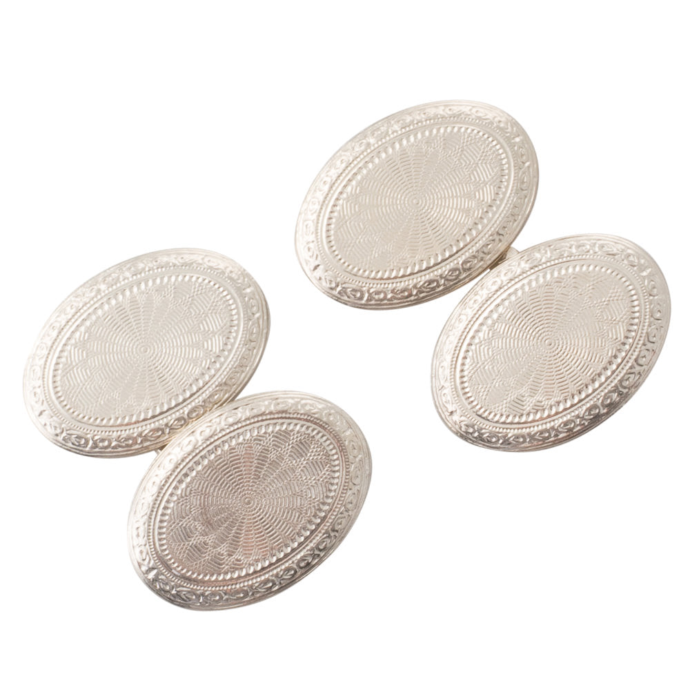 Art Deco Engraved Cufflinks