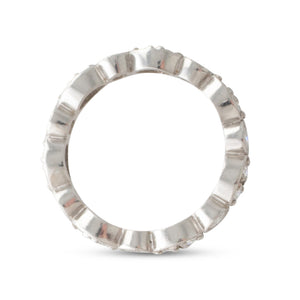 Diamond set Platinum Band