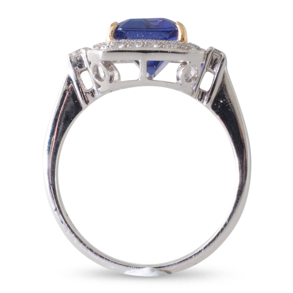 Tanzanite and Diamond Ring
