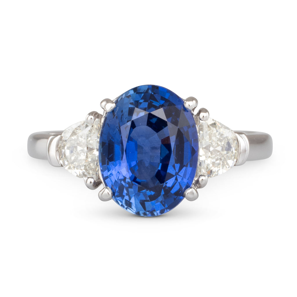 Sapphire and Diamond Ring