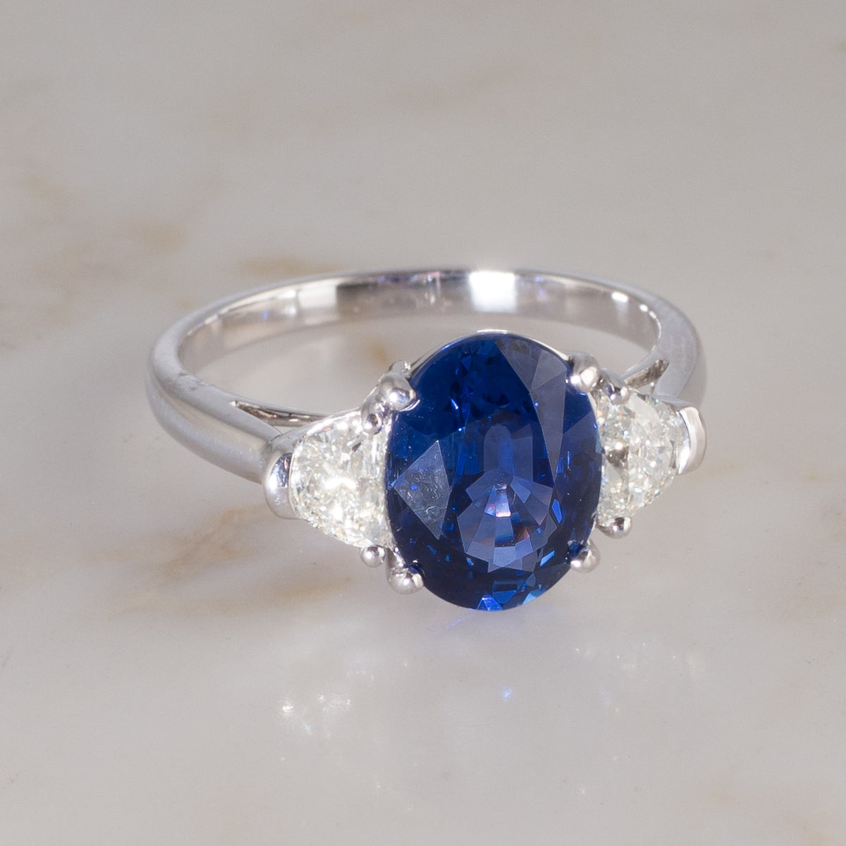 Sapphire and Diamond Ring