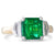 Zambian Emerald and Diamond Ring