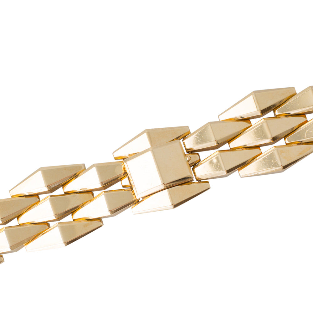 Retro Gold Bracelet with Watch