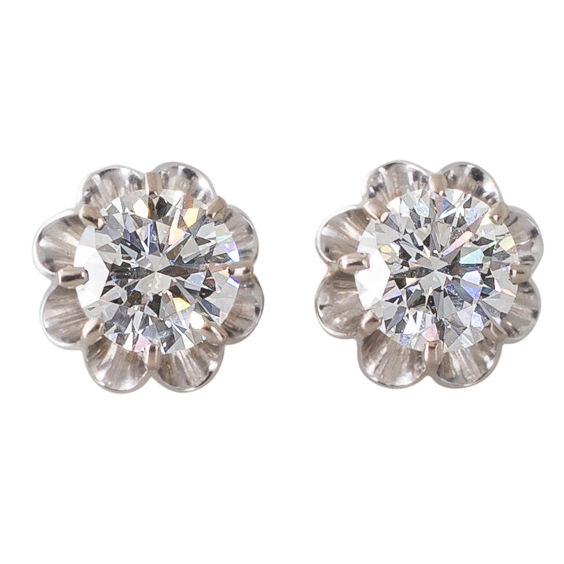 Diamond Studs Totalling 1.04ct