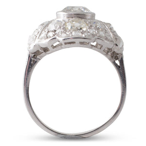 French Art Deco Diamond Ring