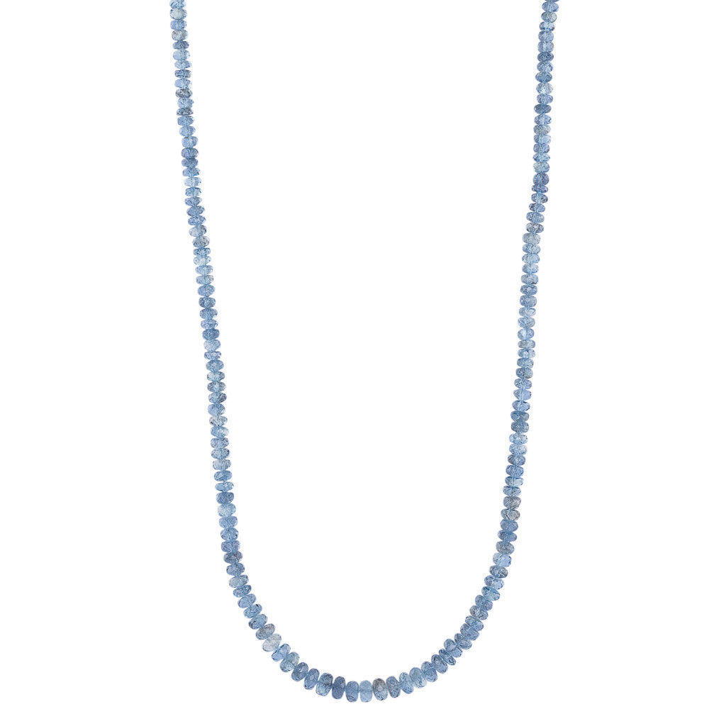 Aquamarine Bead Necklace