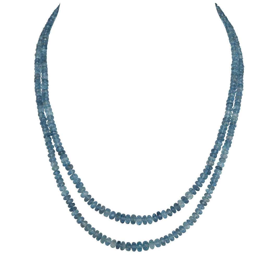 Double Aquamarine Strand