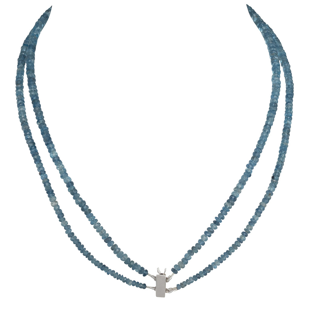 Double Aquamarine Strand