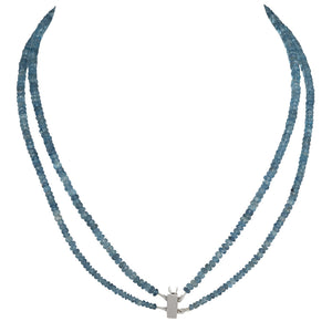 Double Aquamarine Strand