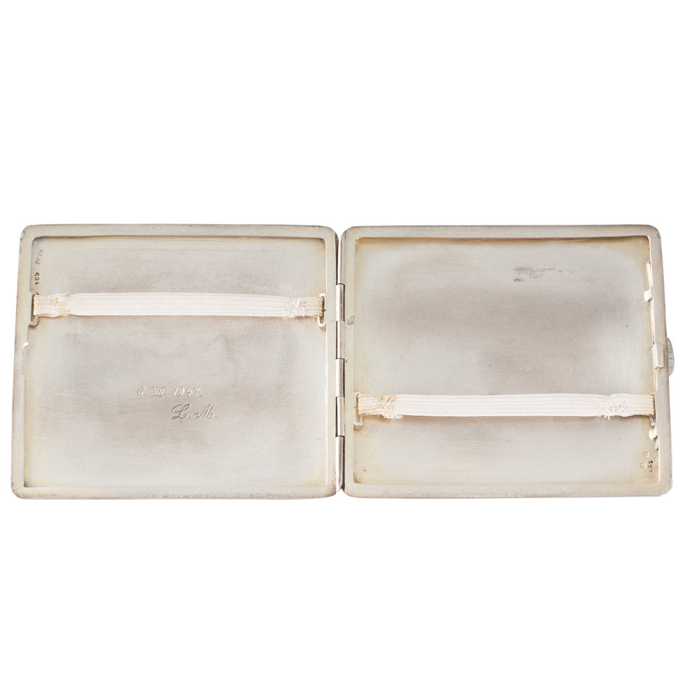 Silver Case with Enamelled Horse