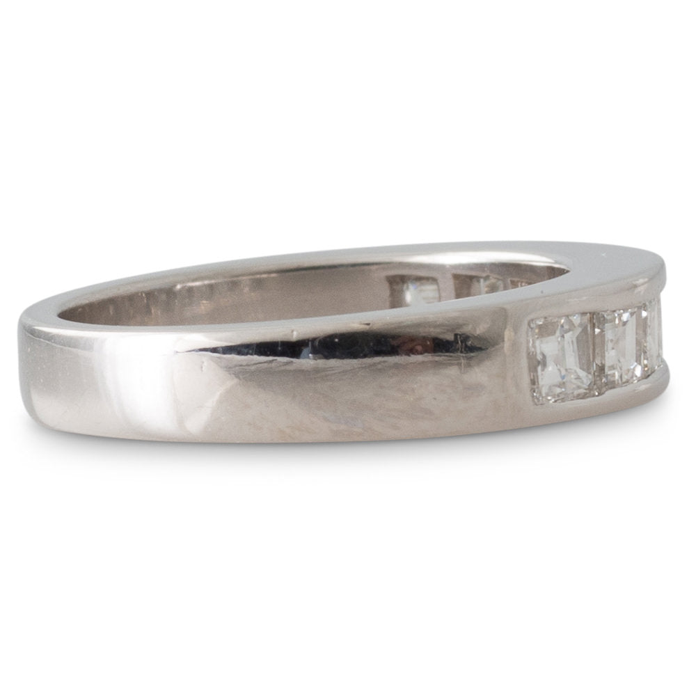 Carre Cut Diamond Eternity Ring