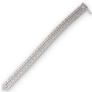Baguette Cut Diamond Bracelet