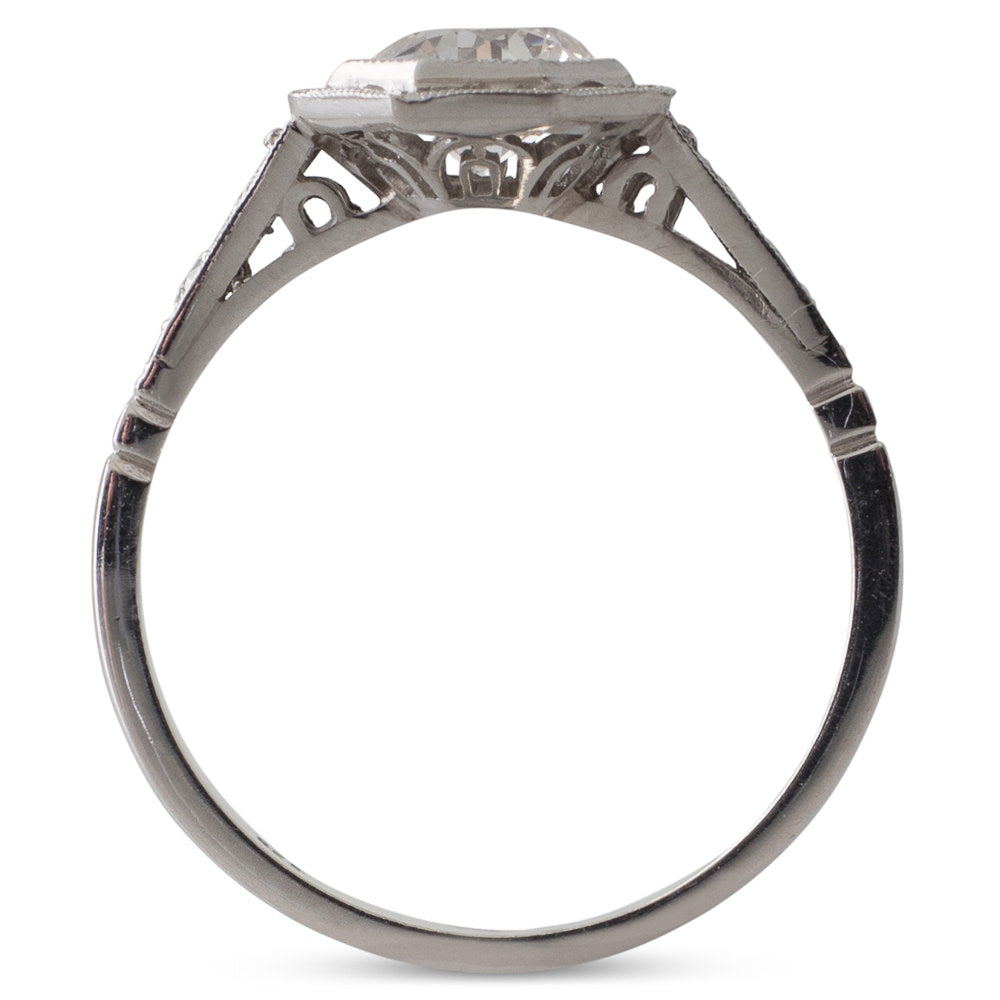 Art Deco Style Diamond Solitaire