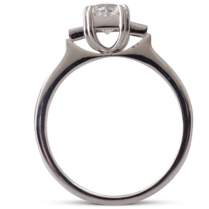 0.75ct Radiant Cut Diamond Ring