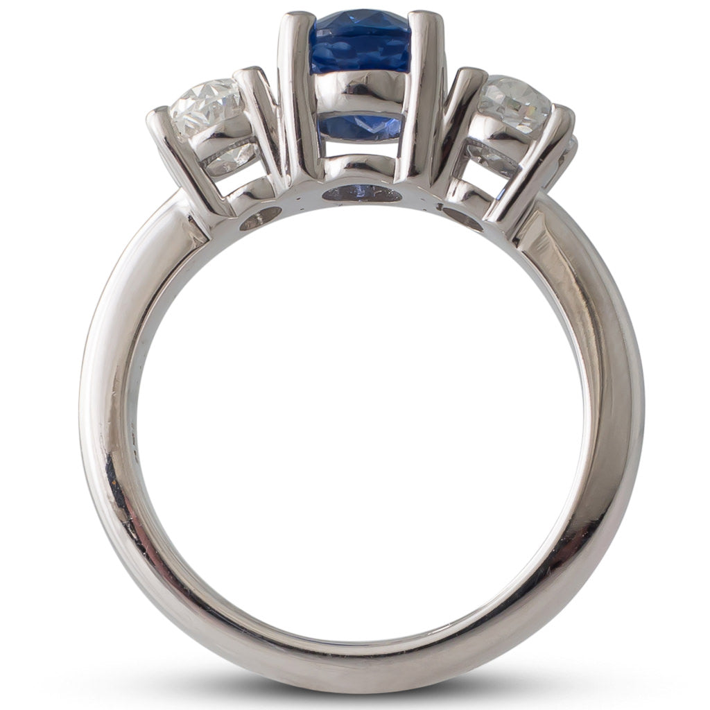 Sapphire and Diamond Ring