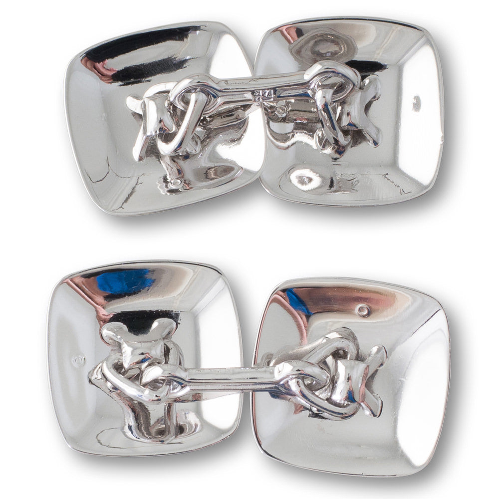 White Gold Cufflinks with Diamonds