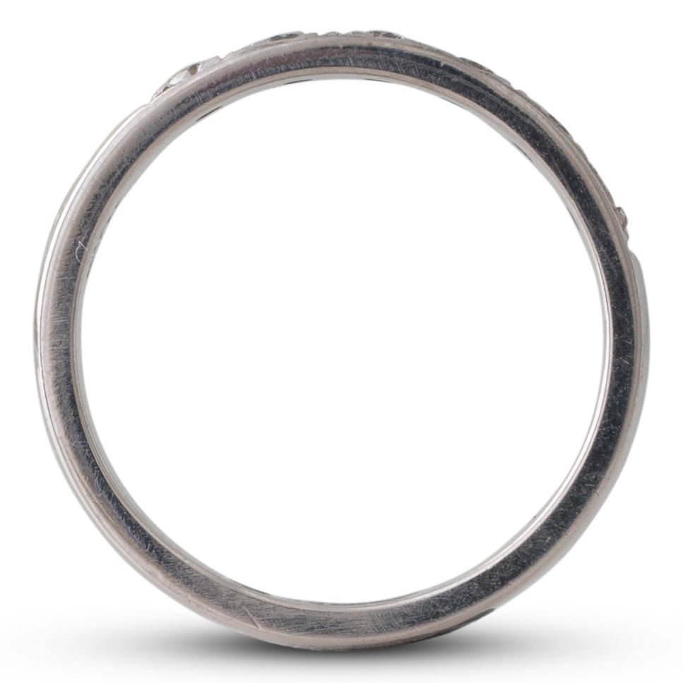 Grain Set Diamond Band