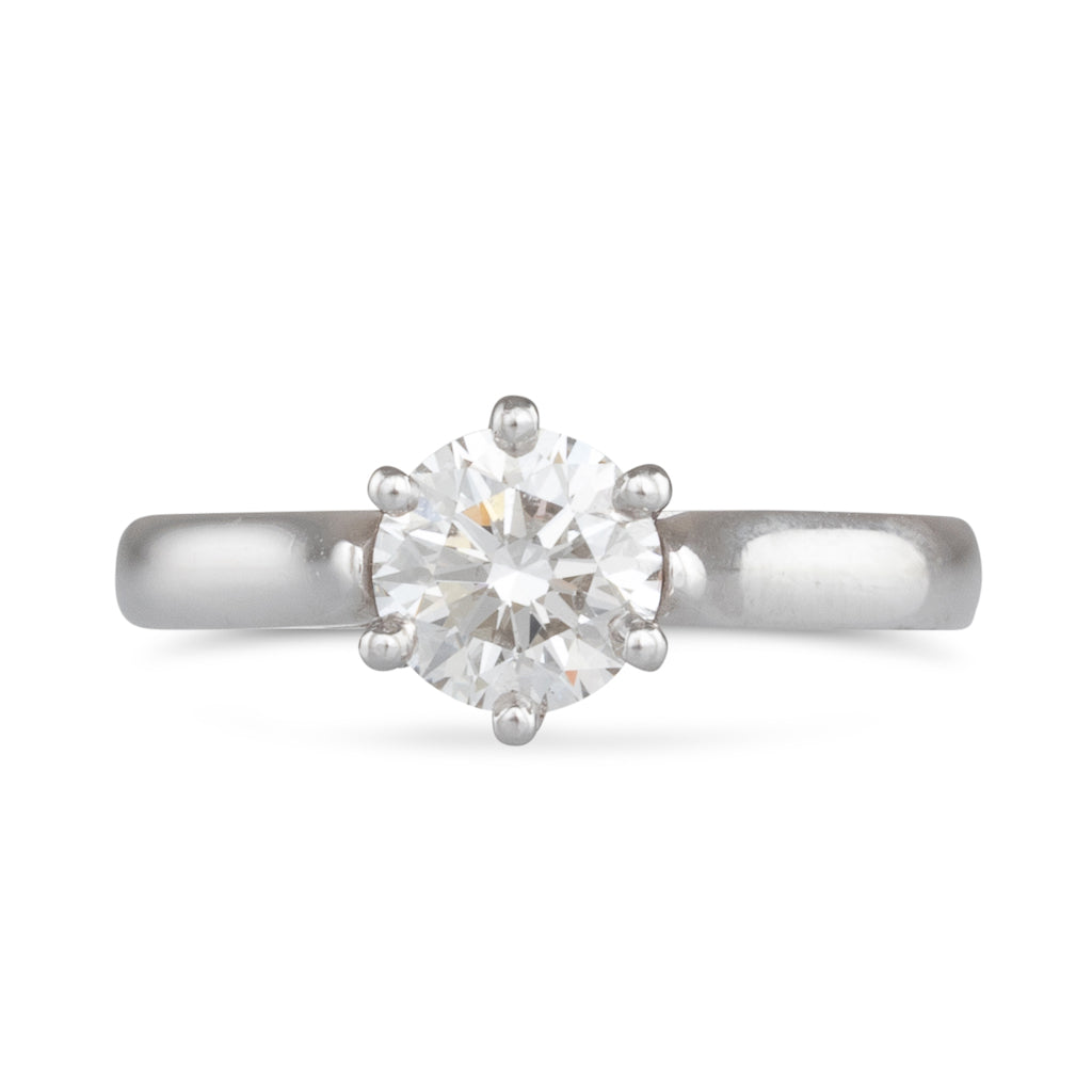 Platinum Solitaire Diamond Ring