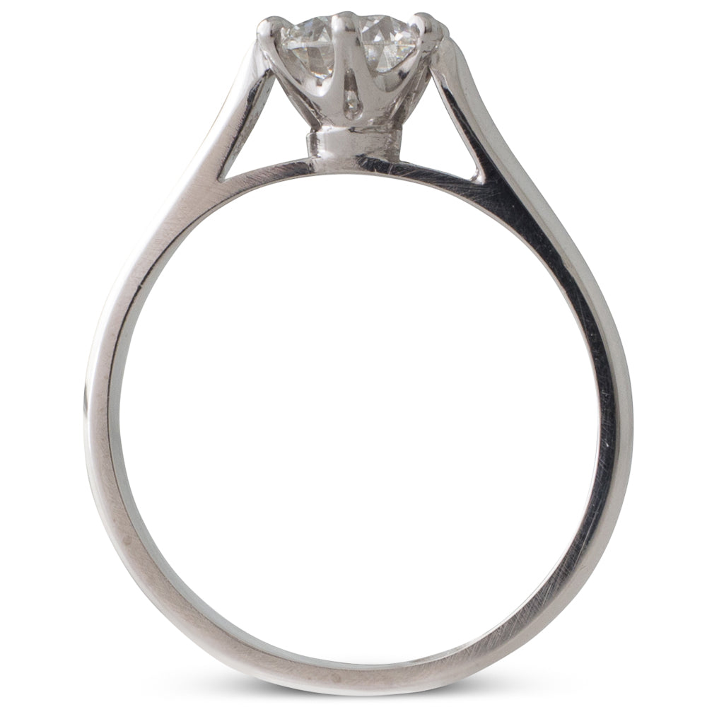 Platinum Solitaire Diamond Ring