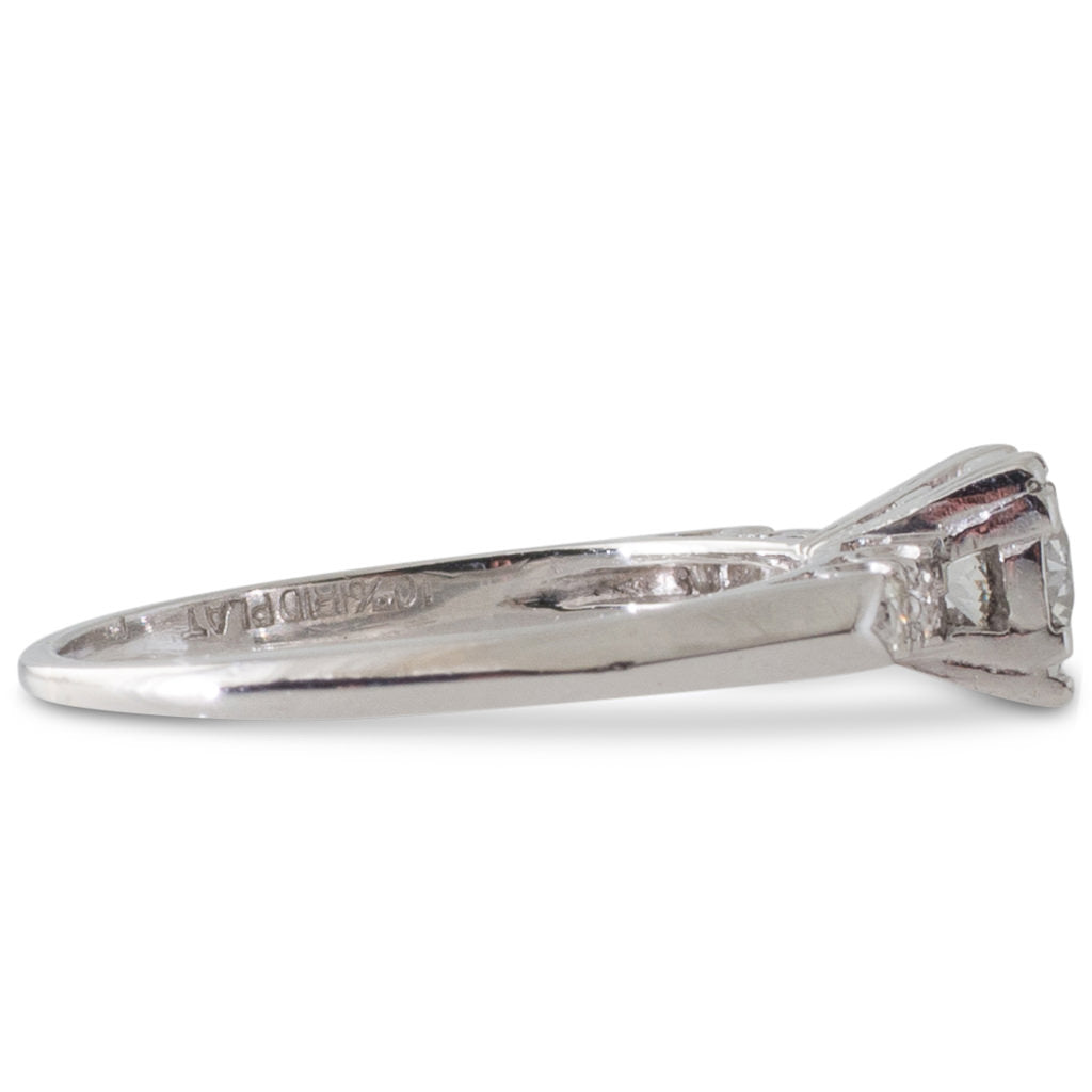 A Diamond and Platinum Ring