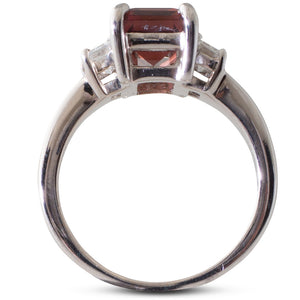 A Tourmaline & Diamond Ring