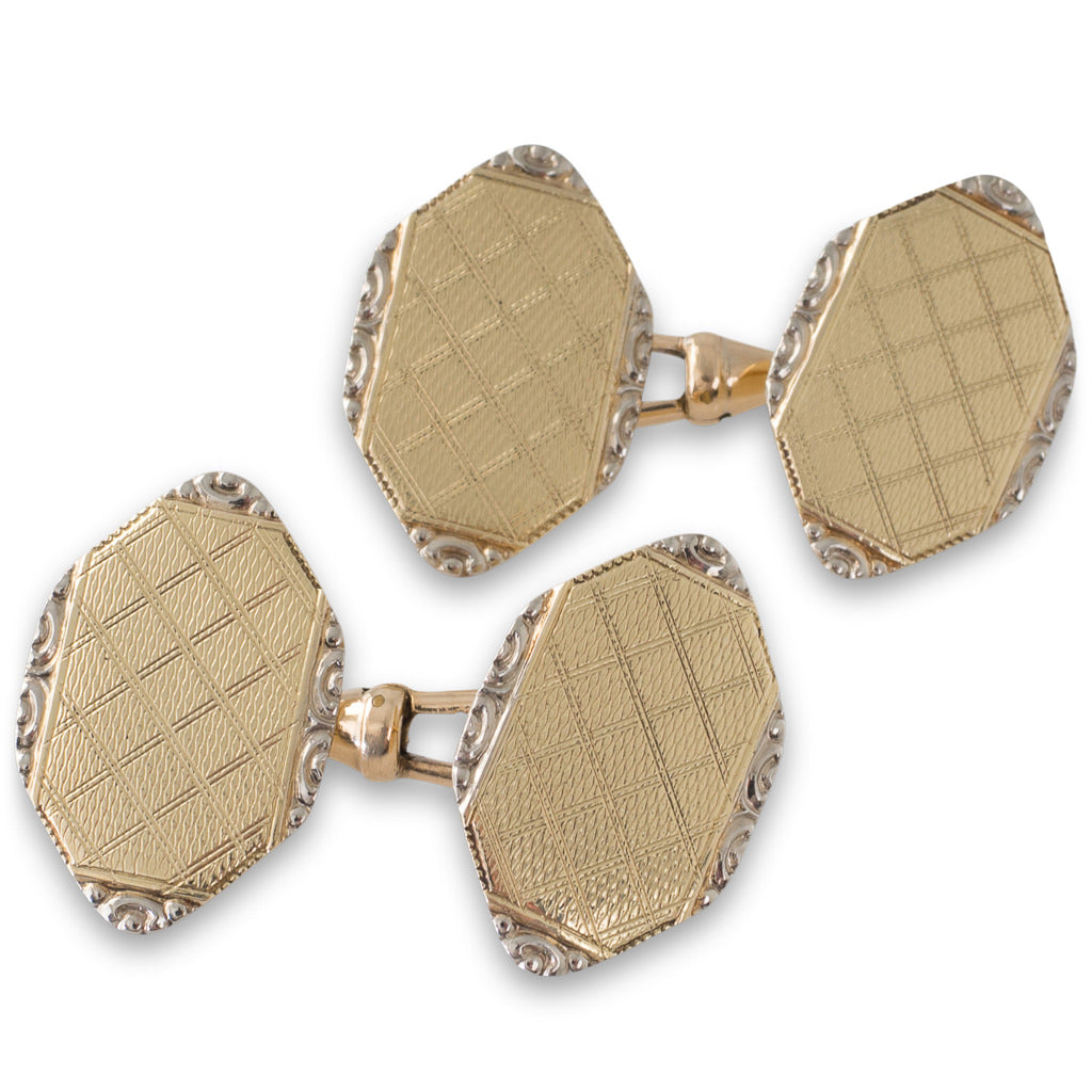 A Pair of Gold Cufflinks