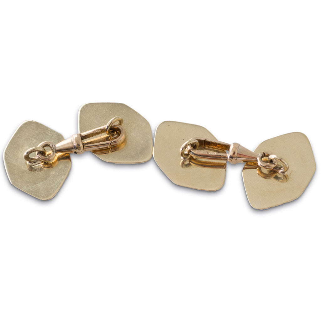 A Pair of Gold Cufflinks