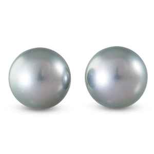 9-10mm Round Tahitian Pearl Studs